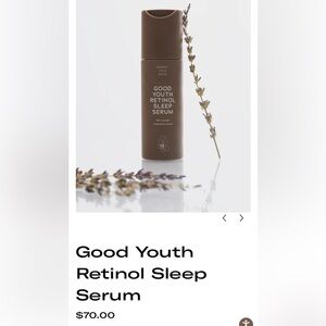 Good Youth Retinol Sleep Serum, new‎ with tags in original box, 1 ounce
